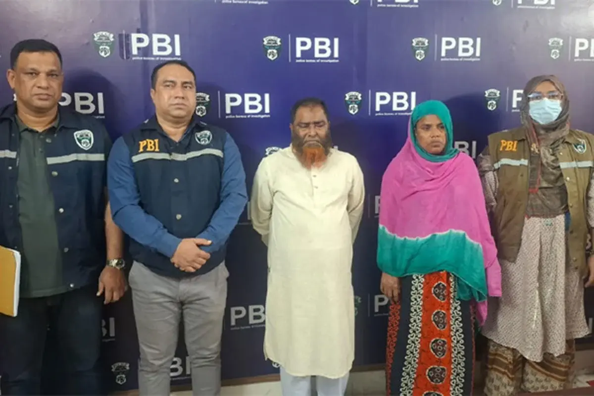 উত্তরায় গৃহকর্মীর ছদ্মবেশে হত্যা ও স্বর্ণালংকার চুরি, ২৪ ঘণ্টার মধ্যে গ্রেফতার ২